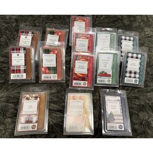 New Lot Of 14 Candle Wax Melts Huntington‎ Home Cranberry Pumpkin Apple Flannel
